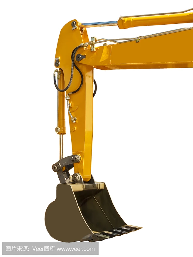 大黄机用于挖泥 Large yellow machine for digging dirt-花瓣网