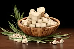 茯苓中草药药材插画