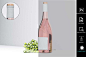 13款高档红酒葡萄酒玻璃瓶包装盒设计展示贴图PSD样机模板 Wine Bottle Label Mockup插图11