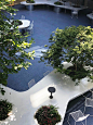 【校园-中庭】充满活力的友好型庭院：上海树桌花园/大观景观设计