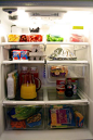 IHeart Organizing: October Featured Space: Kitchen - Fun in the Fridge