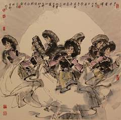 星河夏之缘采集到国画舞蹈
