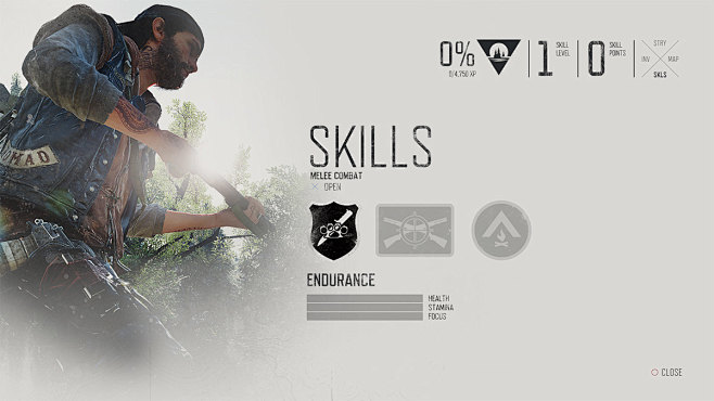 Days Gone UI Design