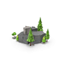 Low Poly Forest Object