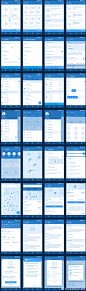 #深夜灵感#  一大批漂亮的安卓移动端手机 App 线框原型设计界面参考 来自 Platforma Android Wireframe Kit  #App设计# ​​​​#设计秀# ​​​​