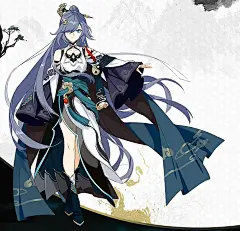 三团征集【面包家】崩坏3 符华上仙 云墨丹心 古风游戏cos服套装-淘宝网