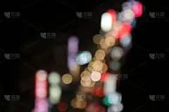 温暖的散焦光散焦