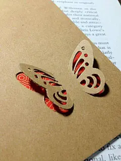 【图】*手作 手工立体镂空蝴蝶牛皮纸和风图案卡片贺卡 空白 可定制-淘宝月亮老师分享自solongbamboo的杂志#悲观主义的花朵# - 美丽说