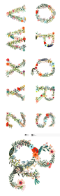 花纹数字字母 png