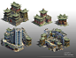 Rise of Nations buildings : These are a few of the buildings I created for Rise of Nations.                      The rest:        