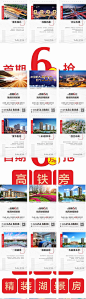 【源文件下载】 海报 长图 九宫格 房地产 价值点 配套 高铁 111763