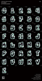 16金属环绕电子立体字