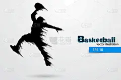 篮球运动员,篮子,迅速,壁纸,模板,品牌名称,剪影,休闲,训练