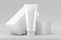 006 cream tube bottle packaging boxes branding cosmetic grapgic psd mockup pixeden vol2