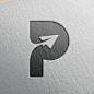 P Logo概念 - 来自“纸飞机”