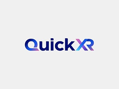 快速 XR 标志提案技术 ar 品牌符号...