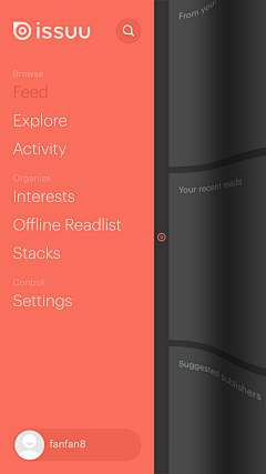 Six_Designers采集到APP_侧滑