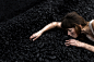 coal hill portrait girl woman Photography  zalenga body black dark coal