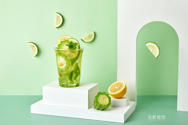 静物摄影X奶茶海报图X在影视觉平面设计