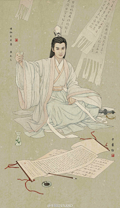 茹小晴采集到千景绘