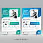 Corporate flyer template Premium Vector