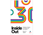 Inside Out Film Festival Poter : A mock event poster for the LGBT Toronto film festival Inside Out, celebrating their 30th anniversary.