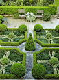 I love formal gardens.: