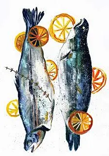 其中包括图片：Food illustration