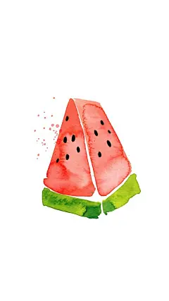 iPhone壁纸 壁纸 锁屏 清新简约 西瓜系列