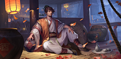 ww沃特福德采集到美宣插图{古风}