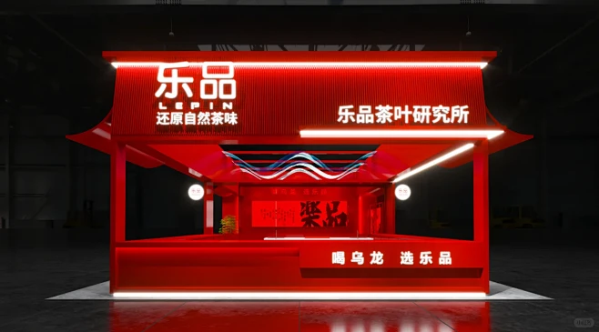 酒店餐饮展展台设计搭建|古风+现代风~ ...