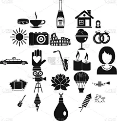 计算机图标,与摄影有关的场景,简单,商务,请柬,蛋糕,浪漫,食品,布置,爱