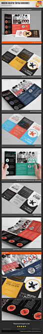 Creative Multipurpose Trifold Brochures Templates - GraphicRiver Item for Sale@北坤人素材