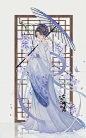 中国非遗——油纸伞制作技艺_公子阿离__插画师作品_涂鸦王国gracg.com