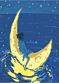 星空月亮船 (500×710)