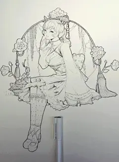 日韩风-手绘-线稿（二）