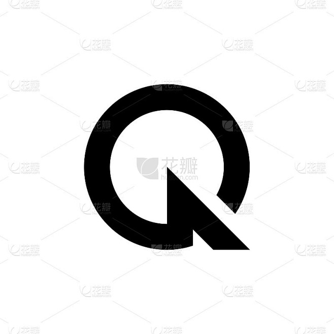 字母Q标志图标设计模板“t”
