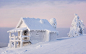 General 1920x1200 winter snow cabin