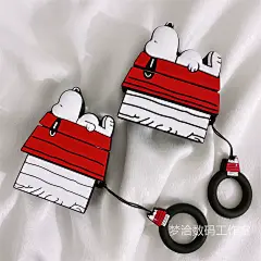 可爱屋子史努比适用苹果AirPods4/3代Pro保护壳1/2蓝牙耳机套软硅胶-淘宝网