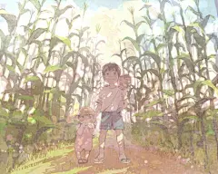 青春的故事主题插画
