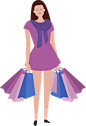 扁平插画小人物png素材-插画人物参考png- 插画人物小人素材png- 扁平插画 小孩 大人 上班族插画-情感化扁平插画人素材png-@kaysar007