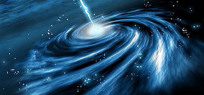 大气星系银河闪电科技蓝色电子酷炫海报banner科技感科技风高科技科幻