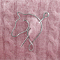 @Emily Schoenfeld Haight: Maybe a unique idea for a stock pin? --   Sterling Silver Horse Shawl Pin. $40.00: 