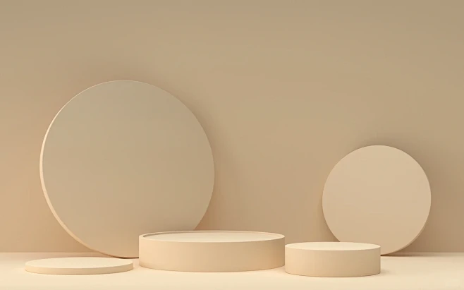 展台-清爽-3D场景图
