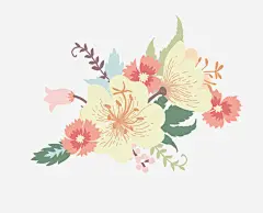 唯美捧花高清素材 平面电商 创意素材 png素材