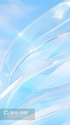 蓝色透明背景壁纸_图片素材下载_图虫创意