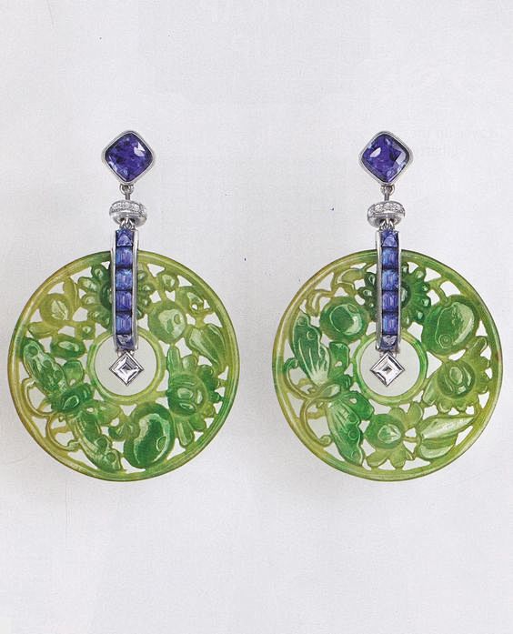 A pair of Art Deco j...