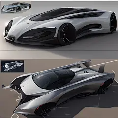 Sketch to AI renders on Behance