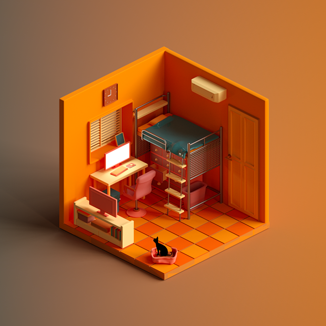 C4D零基础第四期学员作品——NiaoNiao的C4D课堂