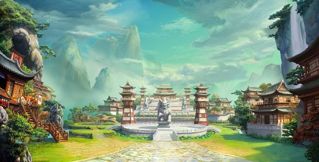 大话西游2灵宝降魔场景